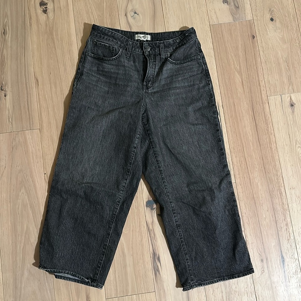 Madewell The Curvy Perfect Vintage Wide-Leg Crop Jean